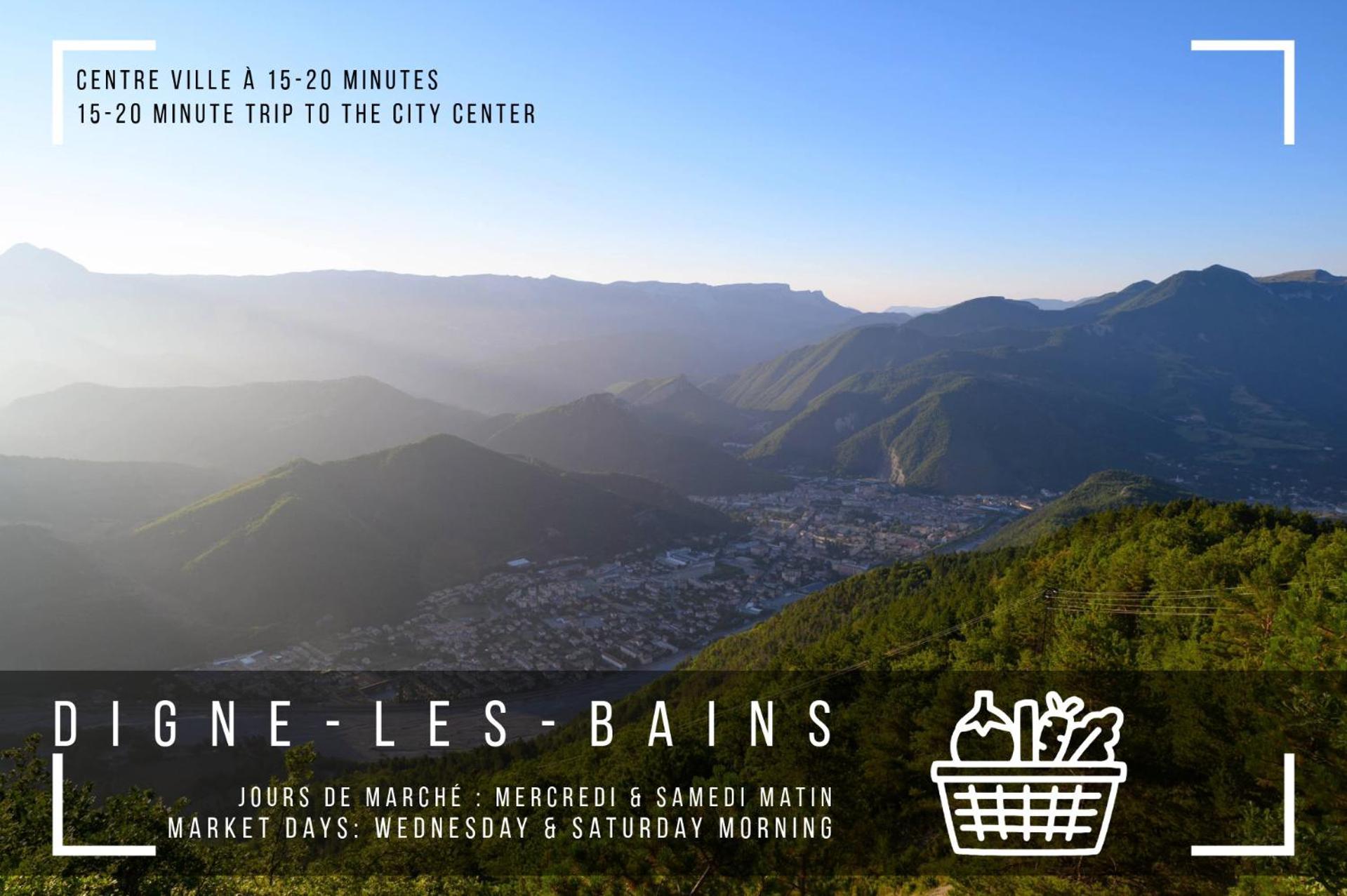 Les Eaux Chaudes Hotel Digne-les-Bains Ngoại thất bức ảnh